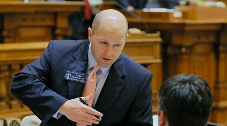 Republican Hunter Hill is running for governor. BOB ANDRES /BANDRES@AJC.COM