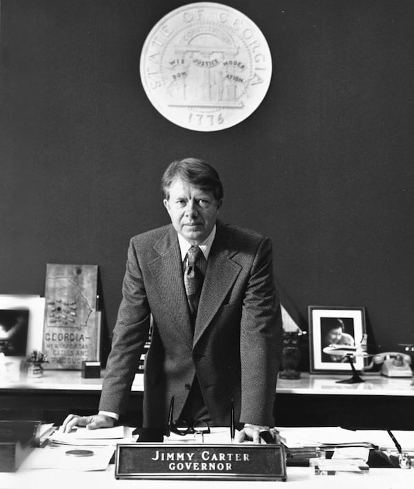 Carter was elected governor of Georgia in 1970 in his second campaign for the office. (Jimmy Carter Library)