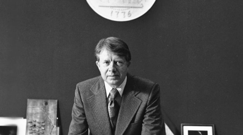 Jimmy Carter was elected governor of Georgia in 1970 in his second campaign for the office. He had a successful term as a progressive Southern governor. (Jimmy Carter Library)