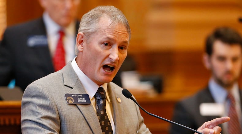 State Sen. Mike Crane. BOB ANDRES / BANDRES@AJC.COM