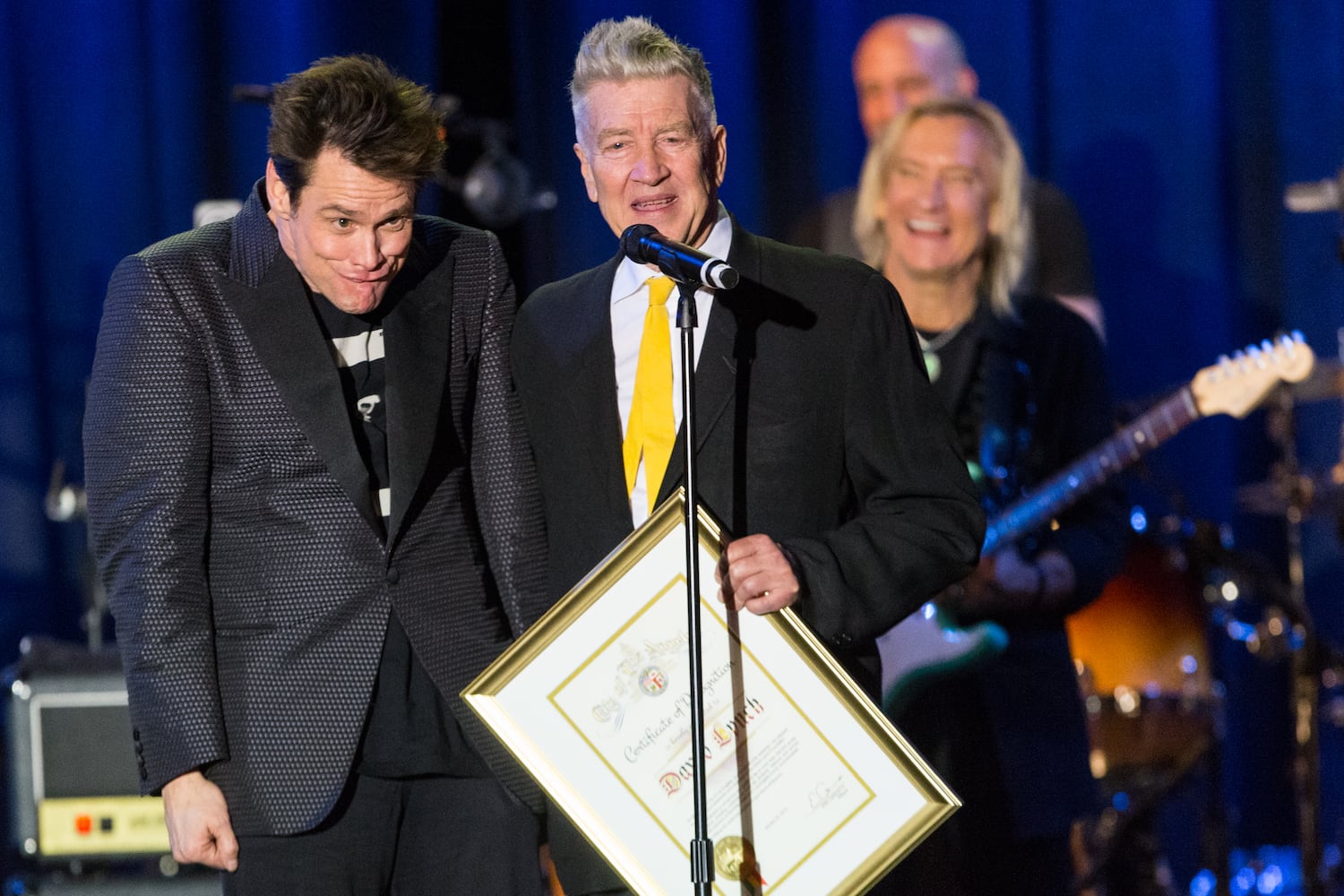 Jim Carrey and David Lynch