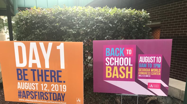 Atlanta Public Schools officials reported it has about six teaching positions to fill before the start of the school year on Aug. 12. VANESSA McCRAY/AJC