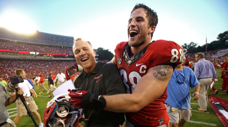 Arthur Lynch, former Georgia tight end: (Twitter post) "I wouldn't be the person I am today without @MarkRicht and he will always have my support. Thank you for everything, Coach."