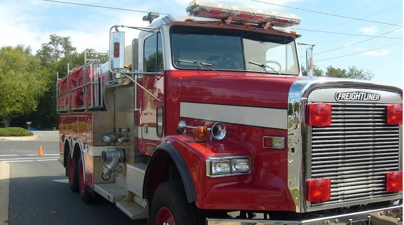 An Iowa firefighter lost his two-story home Saturday when it was engulfed in flames.