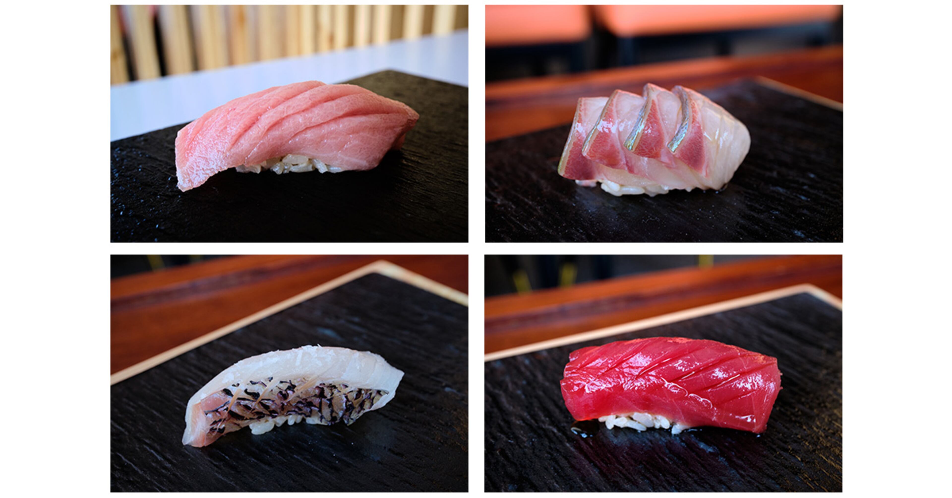 Love sushi? Chef Leonard Yu's selection of nigiri should be your next order at Omakase Table in West Midtown.(Courtesy of Brandon Amato/Omakase Table)