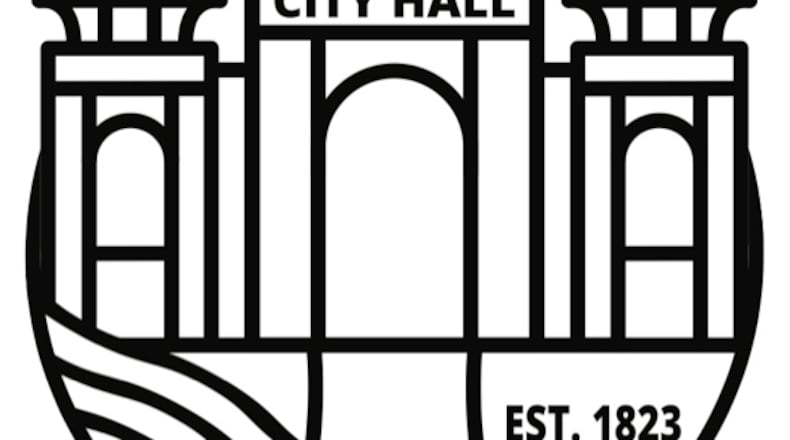 Fayetteville’s new logo depicts the facade its new city hall. Courtesy City of Fayetteville