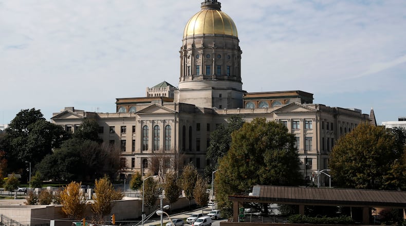 11/19/18 - Atlanta -  ICONIC - Georgia State Capitol.  BOB ANDRES / BANDRES@AJC.COM