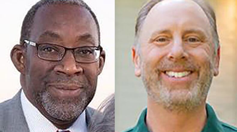 Former U.S. Attorney Ed Tarver, left, and Matt Lieberman, son of former U.S. Sen. Joe Lieberman of Connecticut, are the two Democrats who have announced plans to run against U.S. Sen. Kelly Loeffler in a November special election. More could enter the race. The winner will serve the final two years of Johnny Isakson’s term. (Handout photo)