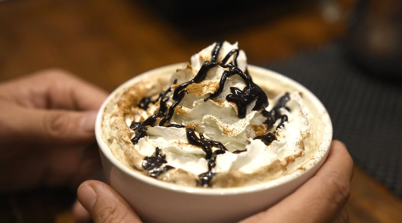 Ebrik Coffee Room in Atlanta is one of the great places to go in the metro area if you’re in the mood for a hot chocolate. DAVID BARNES / DAVID.BARNES@AJC.COM