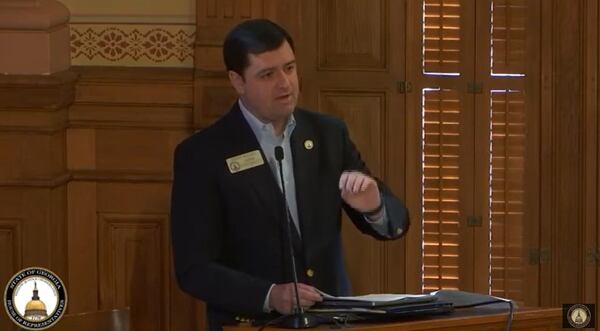 Rep. Scott Hilton, R-Peachtree Corners, sought to attach the postproduction tax credit to a hurricane relief bill late in this year's legslative session. (Courtesy Georgia General Assembly)