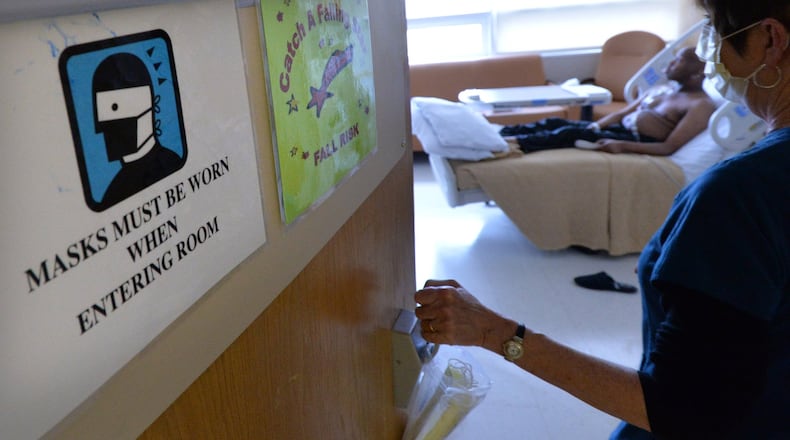 Hospitals achieving the best rates for controlling infections require special infection-control protocols for some patients. HYOSUB SHIN / HSHIN@AJC.COM