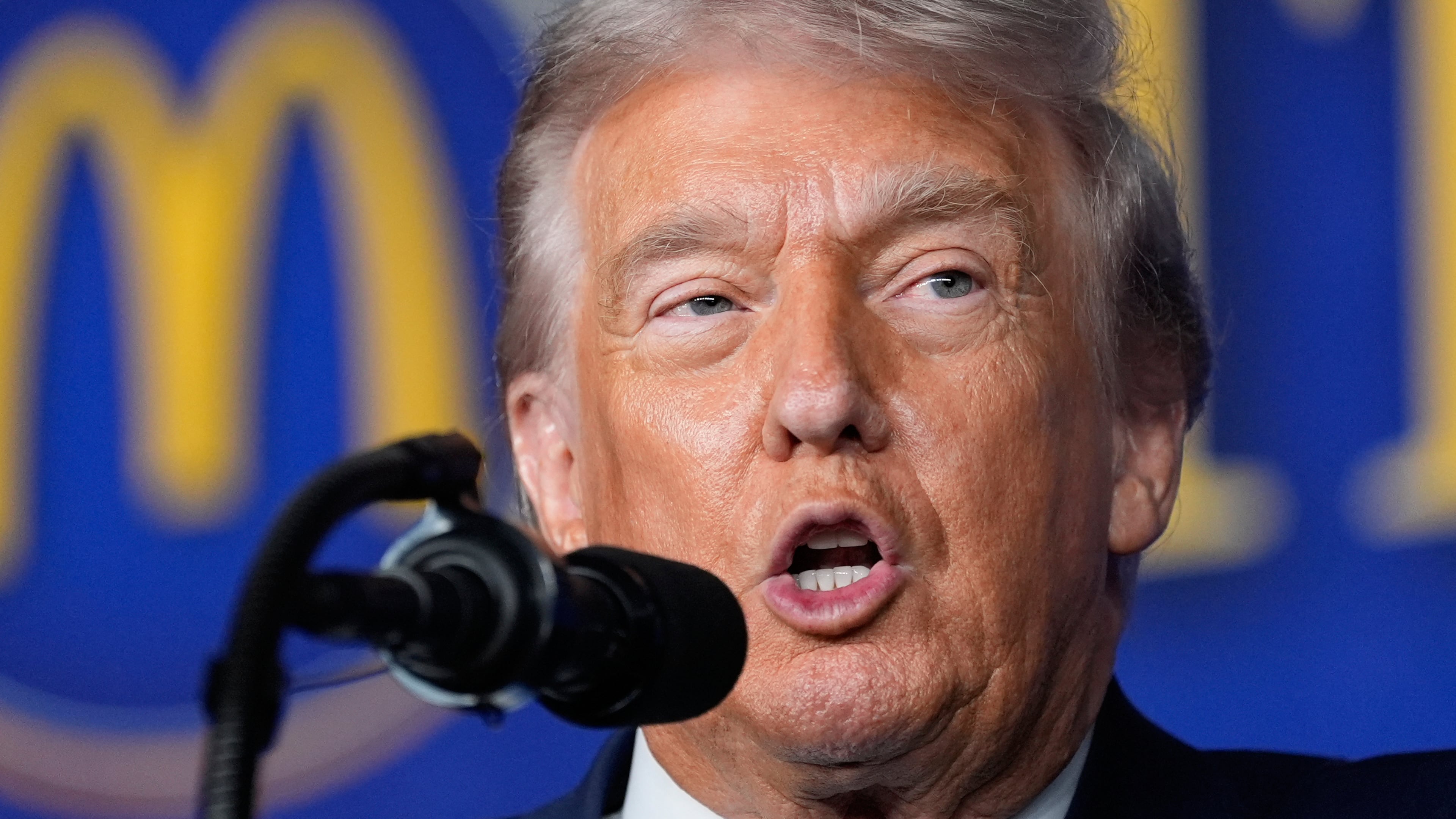 President Donald Trump speaks at the McDonald's Impact Summit, Monday, Nov. 17, 2025, in Washington. (AP Photo/Alex Brandon)