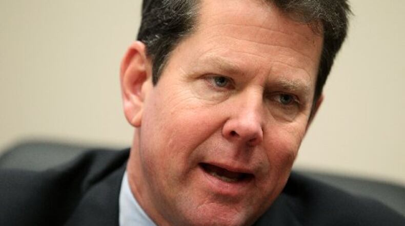 Brian Kemp is Georgia Secretary of State Secretary of State Brian Kemp. AJC file