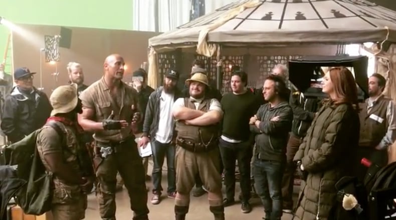 The Rock posted this image on Instagram.