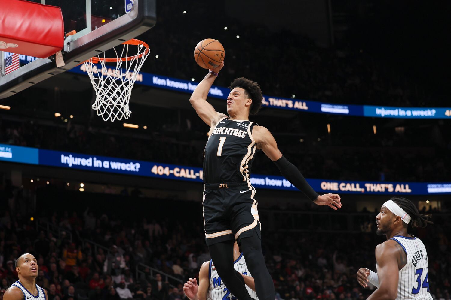 Atlanta Hawks host the Orlando Magic in an NBA game