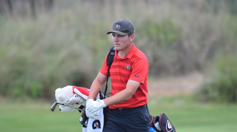 Georgia senior Trent Phillips is one of five UGA players competing in the NCAA Championships this weekend at Grayhawk Golf Club in Scottsdale, Ariz. (Photo from UGA Athletics)