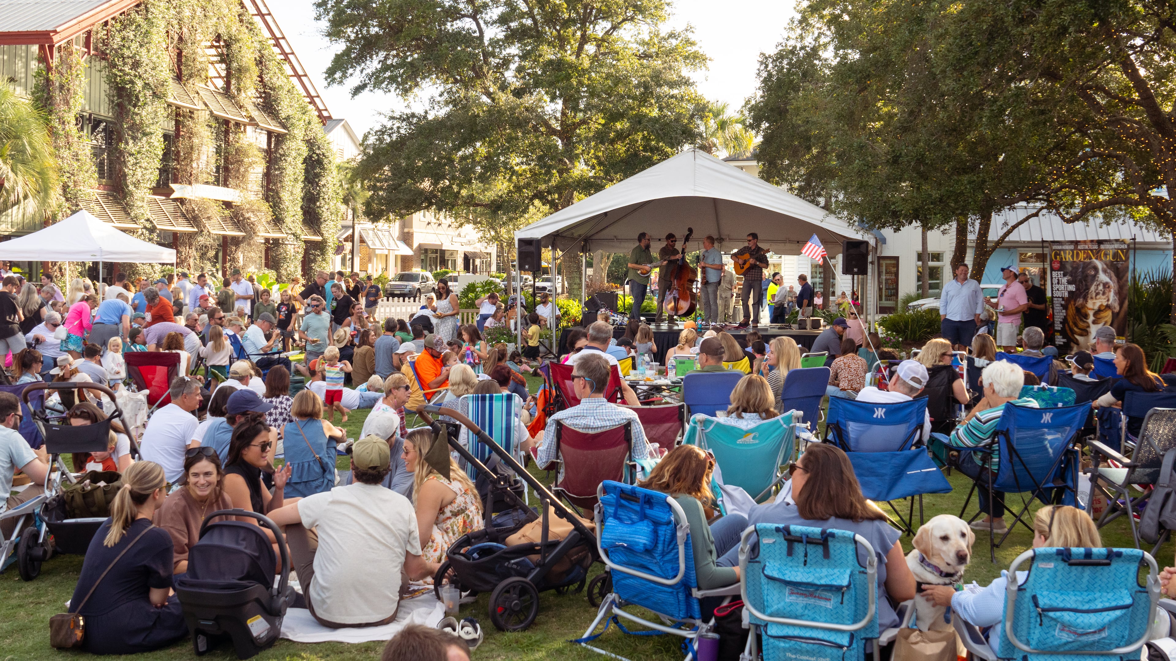 A past Garden & Gun event showcasing the magazine’s signature blend of Southern culture, live music  and community gathering. (Cameron Wilder/Garden & Gun)
