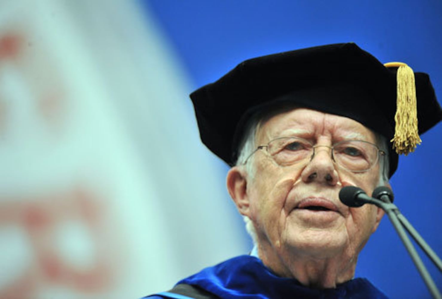 Jimmy Carter speaks at GSU commencement