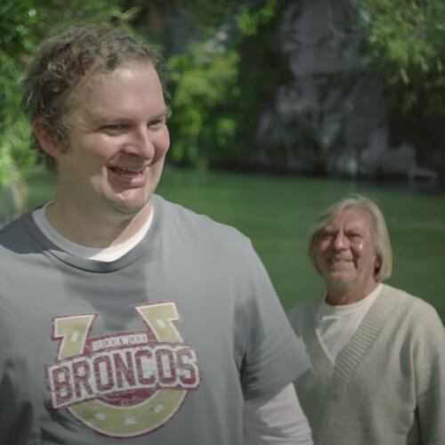 In the 30-second commercial touting Irish Spring (which carried the tagline “Smell from a Nice-Smelling Place”), the main character appears before a community of stunningly clean folks dressed in his sweaty gym gear, including a Brookwood Broncos T-shirt that has clearly seen better days.