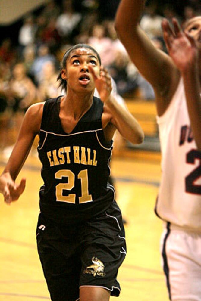 Behind ball or in front of camera, Gainesville's Tierra Benton excels