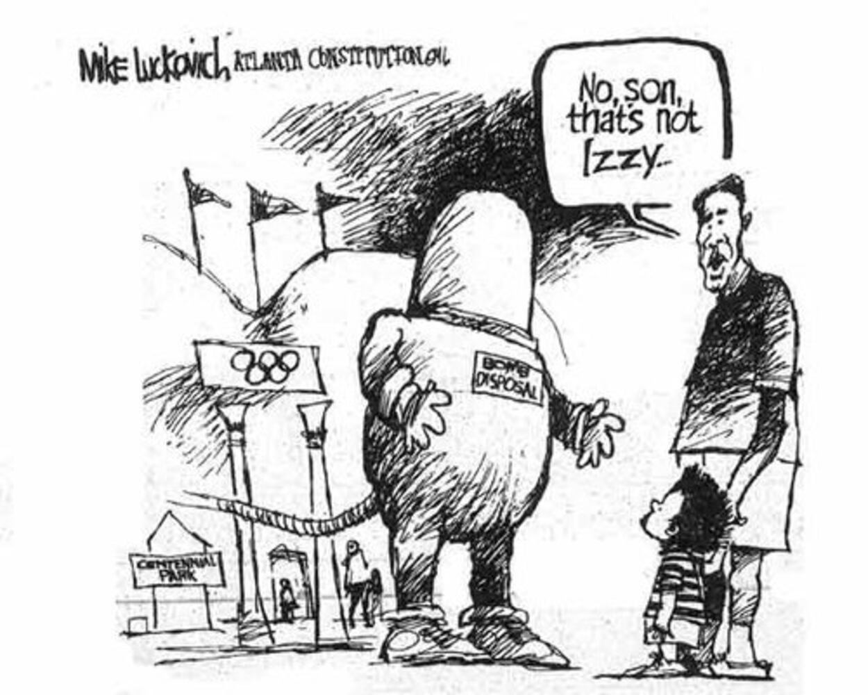 Mike Luckovich cartoons: Olympics 1996-2008