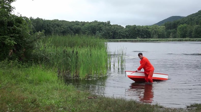 Still from Adam Forrester’s HD Video “The Deluge” (2014) featured in the Museum of Contemporary Art of Georgia exhibition “Fast Forward//Rewind.”