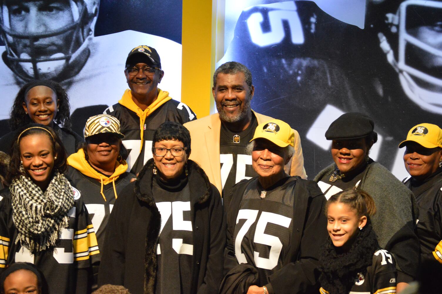 Joe Greene jersey unveiling