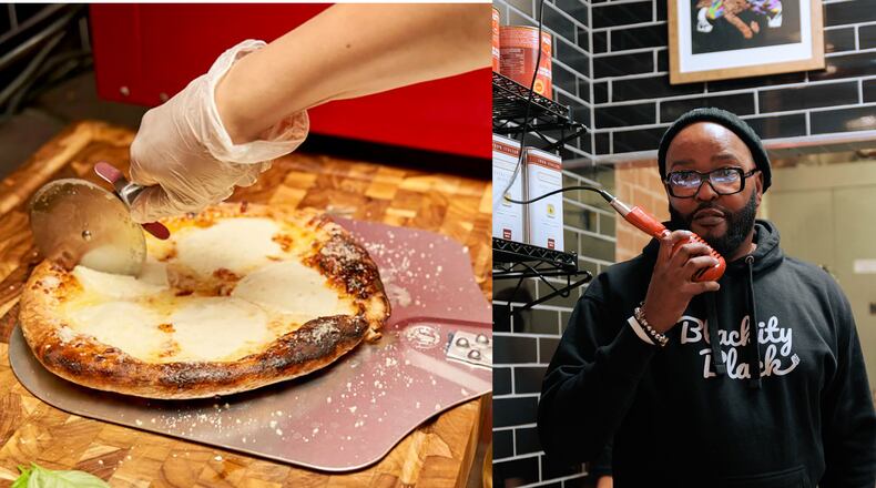 Ryan Cameron has opened a Dough Boy Pizza spot at South DeKalb Mall in Atlanta. CONTRIBUTED