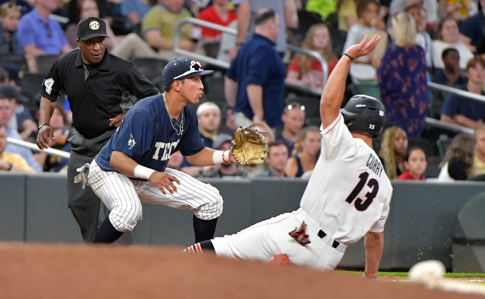 Photos: Tech and Georgia battle in baseball
