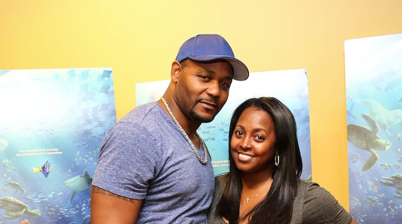ATLANTA, GA - JUNE 14: Keshia Knight Pulliam and Ed Hartwell attend 'Finding Dory' advance screening at AMC Phipps Plaza on June 15, 2016 in Atlanta, Georgia. (Photo by Robin L Marshall/Getty Images)
