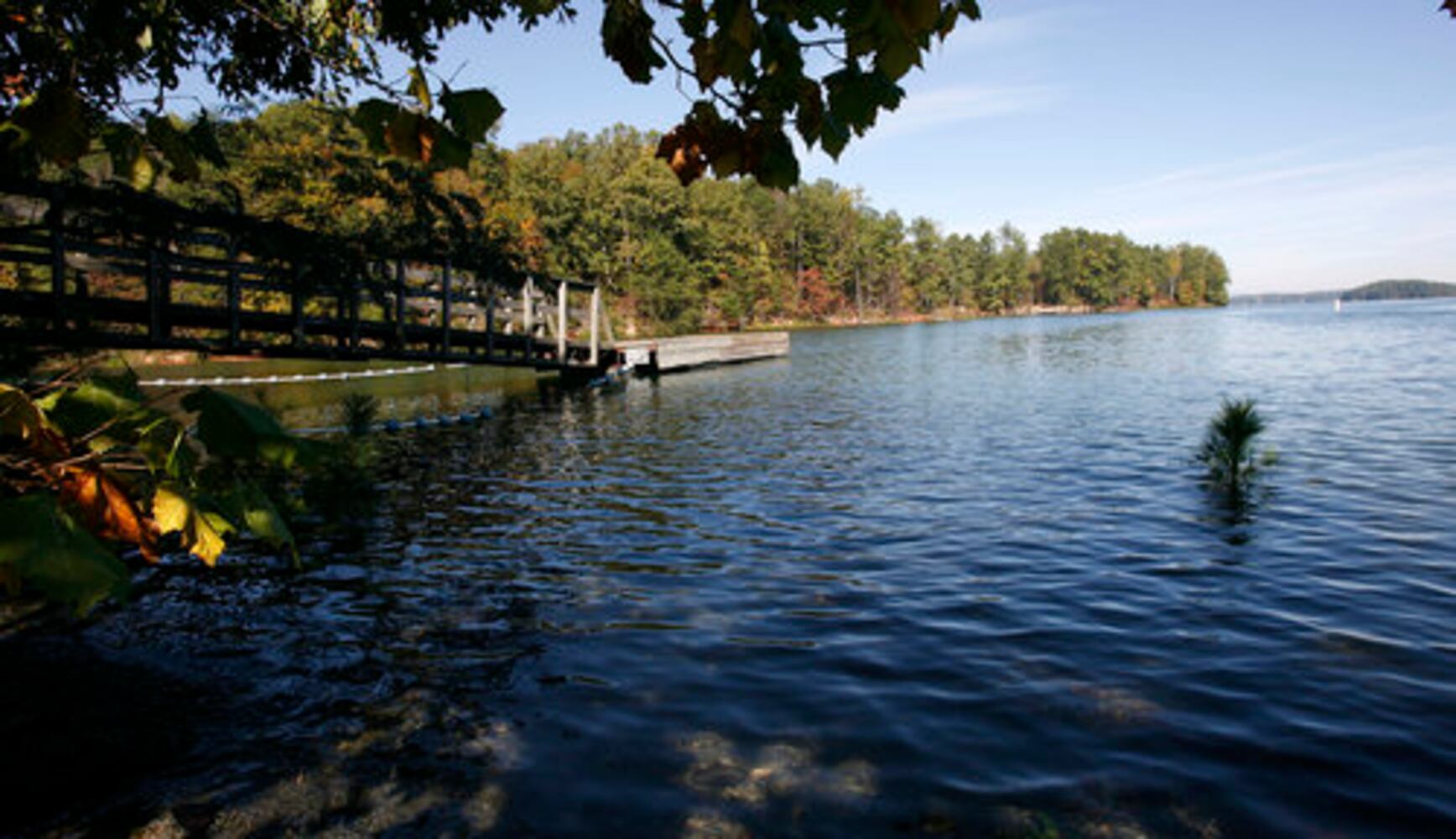 Lake Lanier before and after