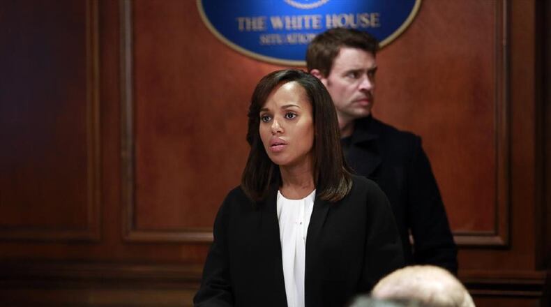 SCANDAL - "The Price of Free and Fair Elections" - Election Day has arrived and nothing is off limits as the candidates try to capture votes. Meanwhile, Olivia tries to understand Maya's motives and Charlie makes a very surprising move, on the season finale of ABC's "Scandal," THURSDAY, APRIL 17 (10:00-11:00 p.m., ET) on the ABC Television Network. (ABC/Ron Tom) KERRY WASHINGTON, SCOTT FOLEY SCANDAL - "The Price of Free and Fair Elections" - Election Day has arrived and nothing is off limits as the candidates try to capture votes. Meanwhile, Olivia tries to understand Maya's motives and Charlie makes a very surprising move, on the season finale of ABC's "Scandal," THURSDAY, APRIL 17 (10:00-11:00 p.m., ET) on the ABC Television Network. (ABC/Ron Tom) KERRY WASHINGTON, SCOTT FOLEY