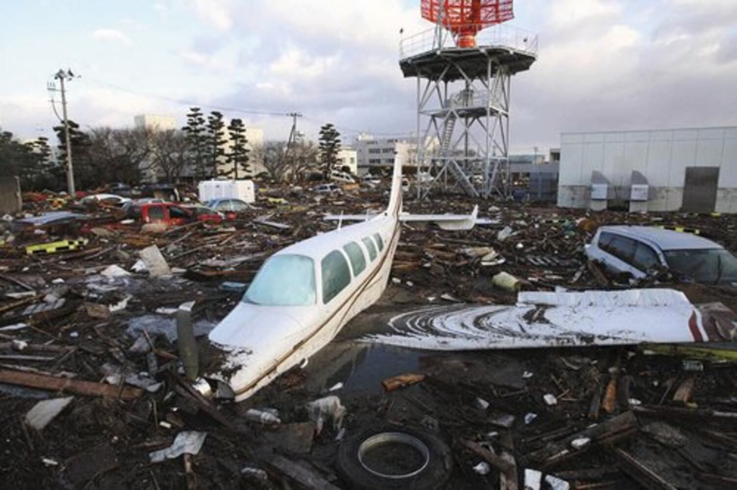 Tsunami devastates Japan