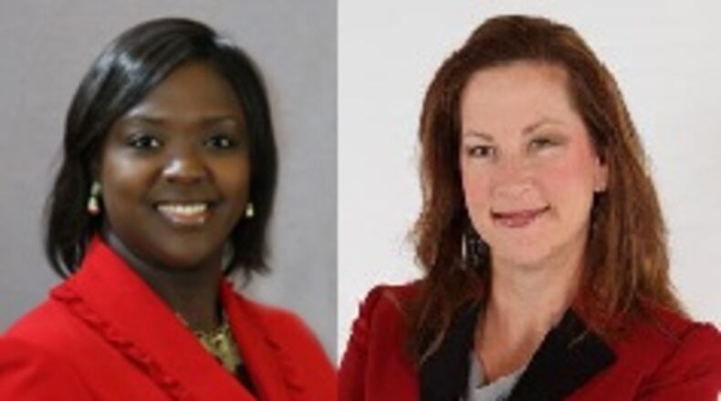 Tonya Anderson, left, won a race against Sen. JaNice Van Ness for state Senate District 43.