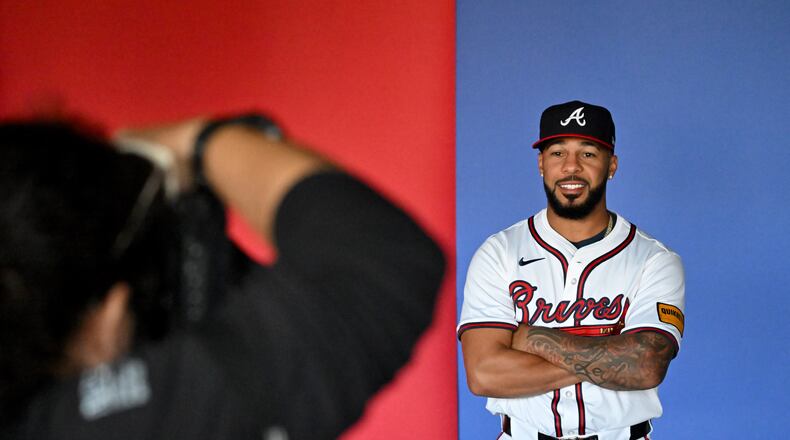 Outfielder Leury Garcia is hitting .355 for Gwinnett. (Hyosub Shin / Hyosub.Shin@ajc.com)