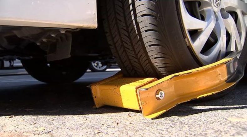 The city of Atlanta is discussing legislation that would change the requirements for booting vehicles.