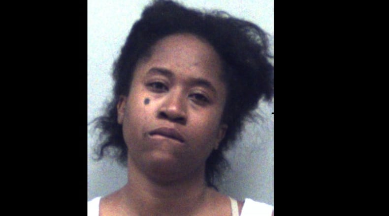 Keshia Lashae Wright has been charged with two counts of aggravated assault.