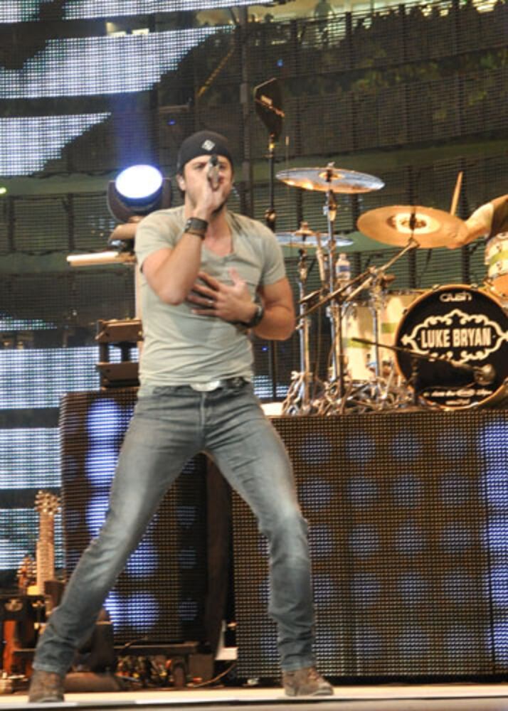 Luke Bryan at the Houston Rodeo