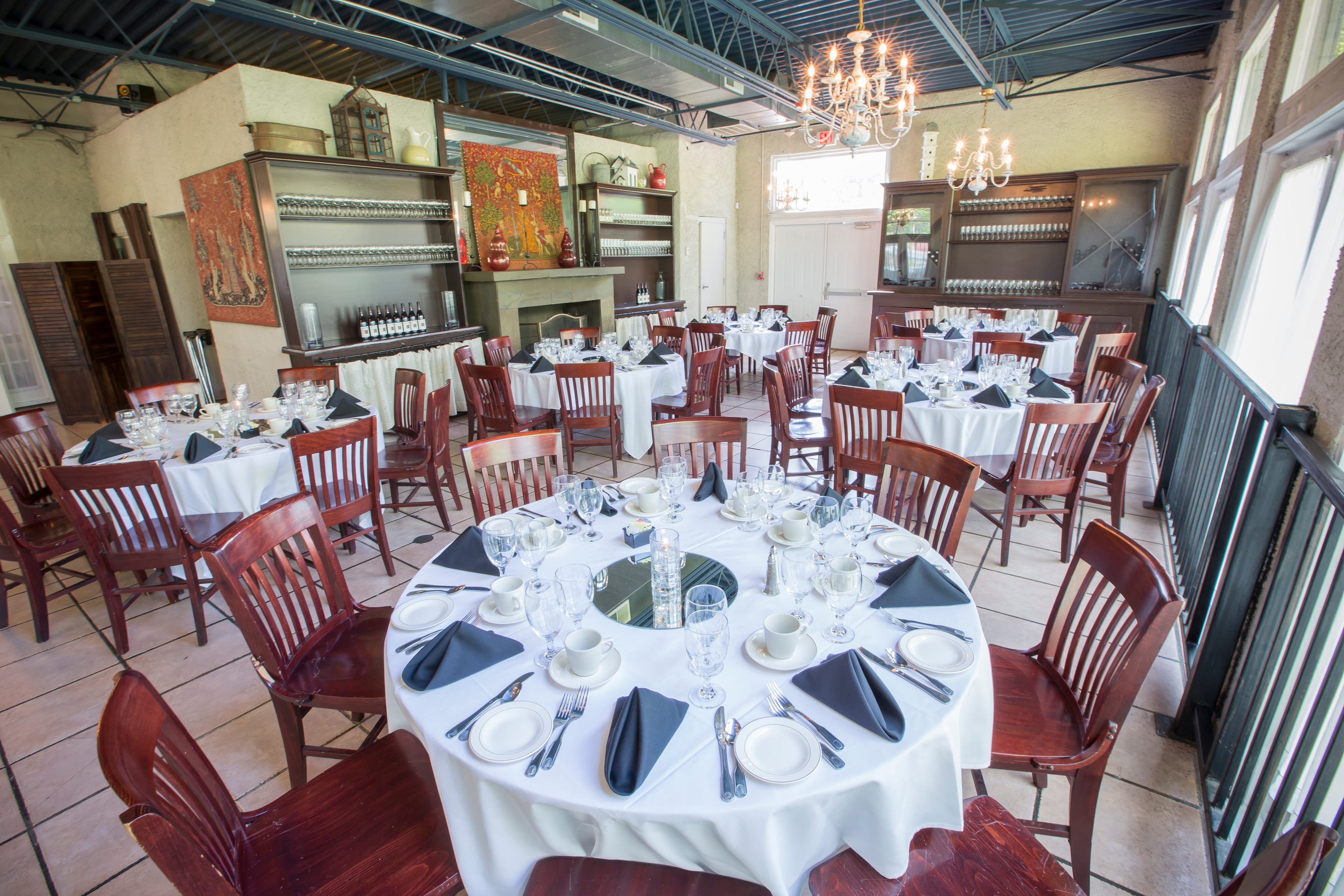 The Bourdeaux Room at Petite Violette is where Murder, Mystery, and Mayhem performances unfold. (Courtesy of Petite Violette)