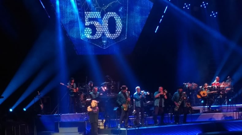 Neil Diamond - still pleasing crowds after 50 years at Philips Arena in April 2017. Photo: Melissa Ruggieri/AJC Music Scene