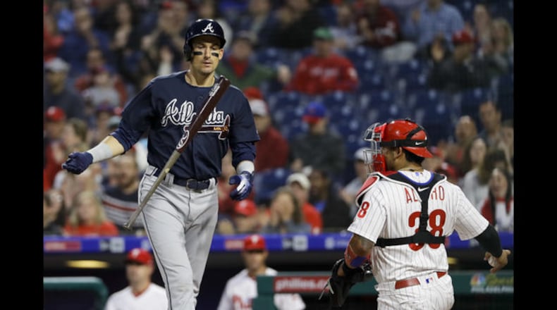 Braves retained utilityman Ryan Flaherty, who was designated for assignment Aug. 20. (AP Photo/Matt Slocum)