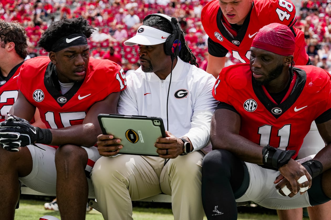 Georgia football-pass rush-spring football