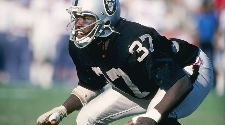 The use of "grip spray" is commonly associated with former Oakland Raider's star cornerback Lester Hayes.
