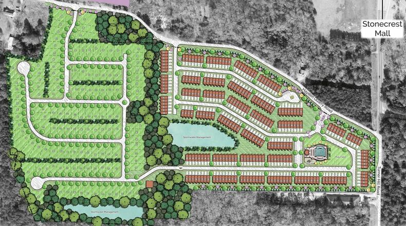 This is a rendering of an upcoming development project in Stonecrest.
