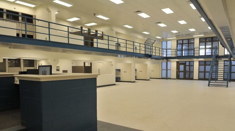 Inside the Chatham County Detention Center.