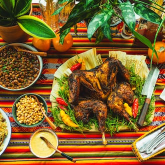 In 2025, Tio Lucho's offered a Peruvian-inspired Thanksgiving feast. (Courtesy of Tio Lucho's)