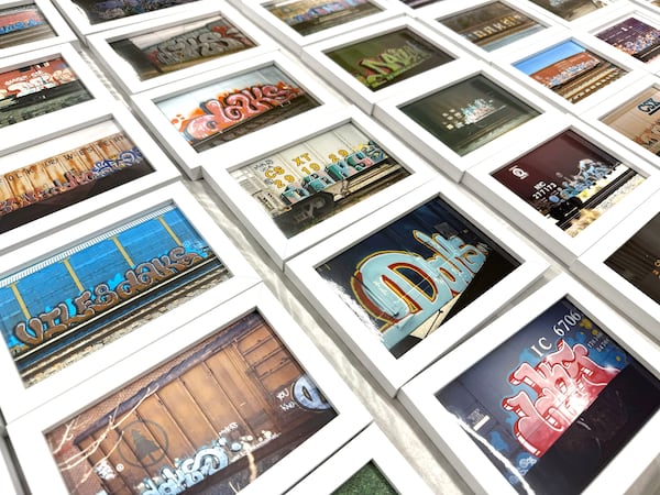 A selection of old photos displayed as part of “The Other Side of Paradise” serve as an informal retrospective of the artist’s career. (Courtesy of ABV Gallery)