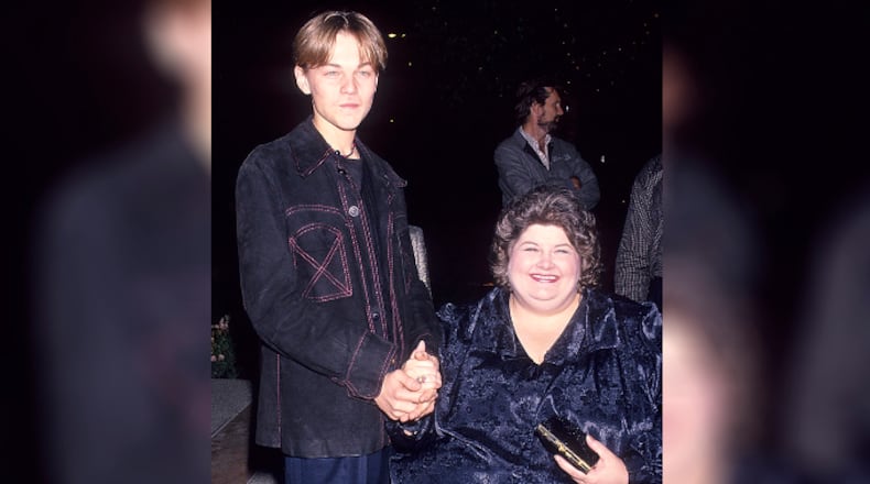 Actor Leonardo DiCaprio and actress Darlene Cates attend the "What's Eating Gilbert Grape" Hollywood Premiere on Dec. 12, 1993, at Paramount Theatre, Paramount Pictures Studios in Hollywood, California. (Photo by Ron Galella, Ltd./WireImage)