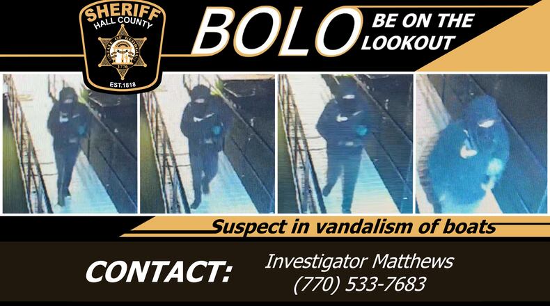 The Hall County Sheriff's Office is investigating a series of vandalized boats on Lake Lanier just before the holiday weekend.