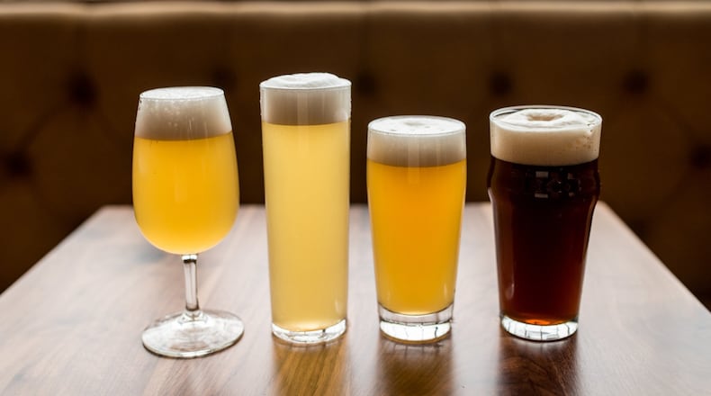 Former homebrewer Todd DiMatteo is making a variety of beers, including Donna-Maria saison at Good Word Brewing & Public House in Duluth. Contributed by Mia Yakel